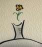 Elephant with Daffodil March Birthday Card - Image 2