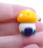 small glass toadstool house - Image 4