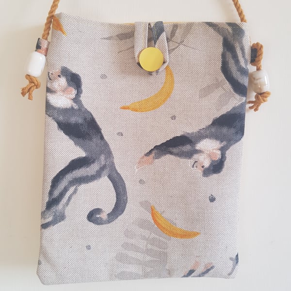 Crossbody bag: cheeky monkeys