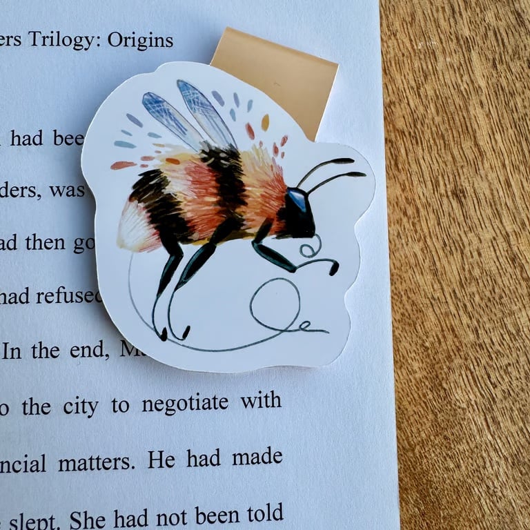 Magnetic Bookmarks Bumble Bee