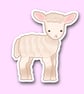 Cute Lamb Sticker