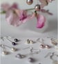 Freshwater White Cultured Pearl Long Drop Earrings - Image 5