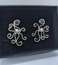 Handmade octopus earrings