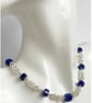 Sterling Silver Lapis Lazuli Byzantine Chainmaille Necklace - Image 7
