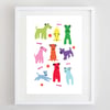 Nine Dogs Print