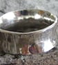 Sterling Silver Anticlastic Band Ring - Hallmarked - Image 1