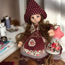 OOAK Handmade Rag Doll Fashionista Soft Toy