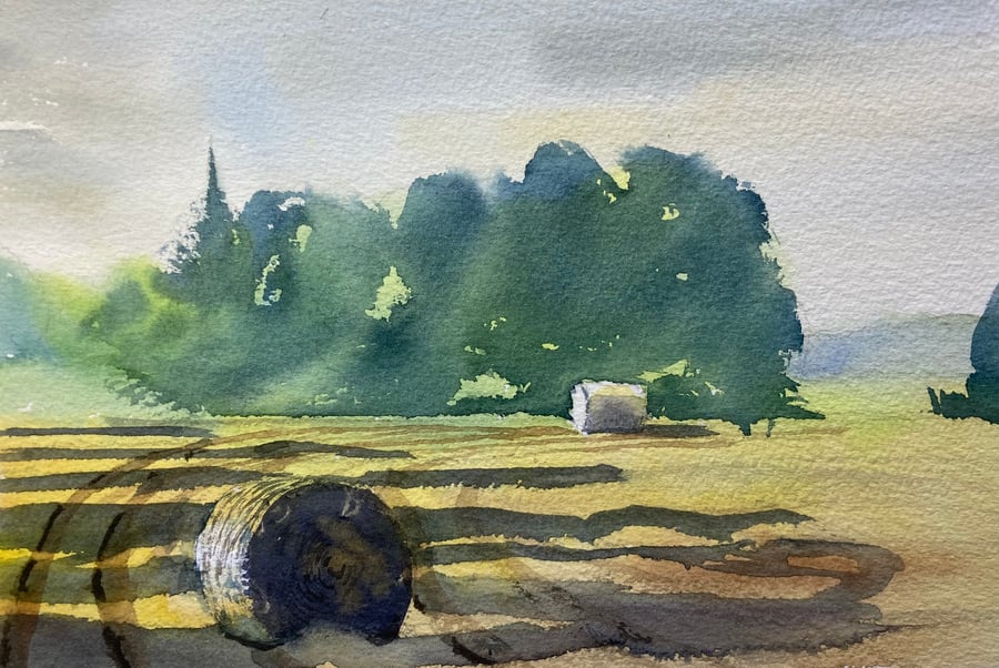 En plein air 2022 (Original watercolour painting) watercolour painting