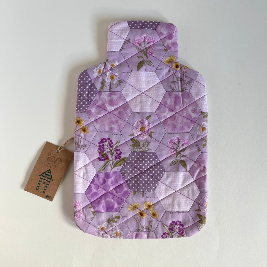 Botanical garden hot water bottle cover ( cover only )