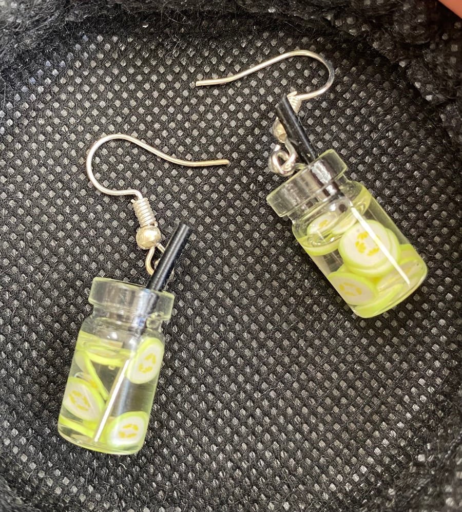 Summer cocktail earrings