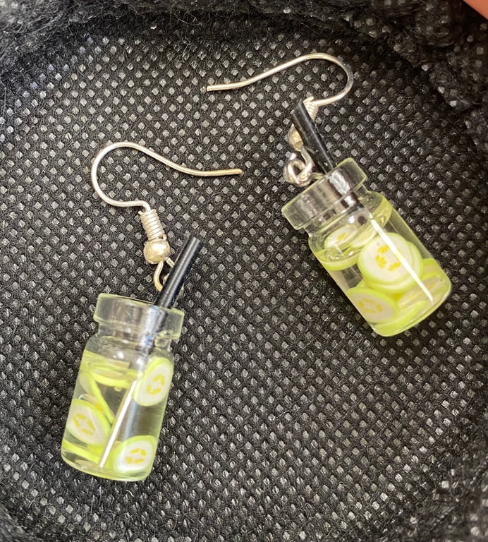 Summer cocktail earrings