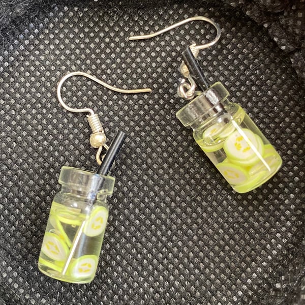 Summer cocktail earrings
