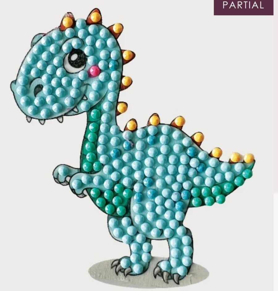 Dinosaur sticker diamond painting kit