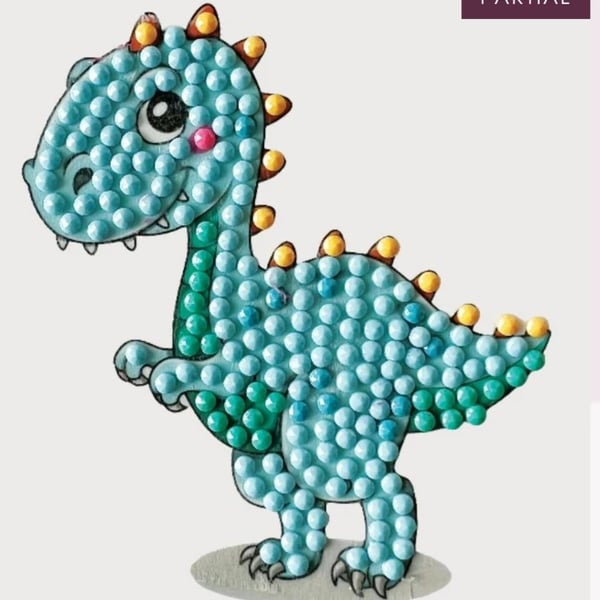 Dinosaur sticker diamond painting kit