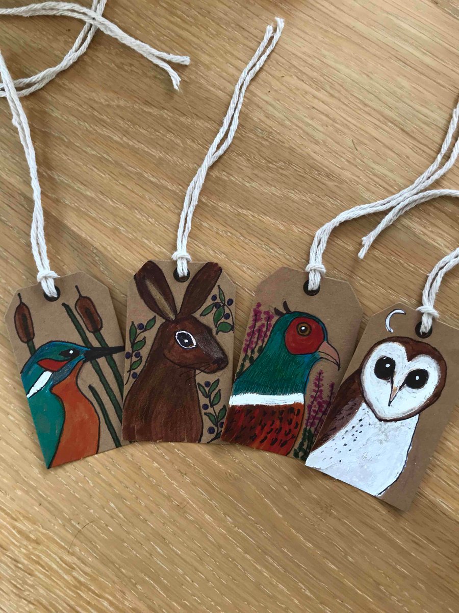 Gift tags nature inspired 