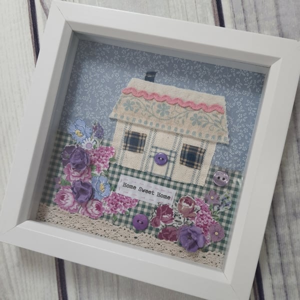 Box framed Applique picture 