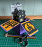 Handmade 3D Box Halloween House Card - Image 2