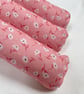 Pink Floral Padded Clothes Hangers x3 - Image 2