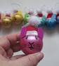Rainbow Bunny Rabbit Christmas Tree Bauble Hanging Decorations Beautiful Bundle - Image 5