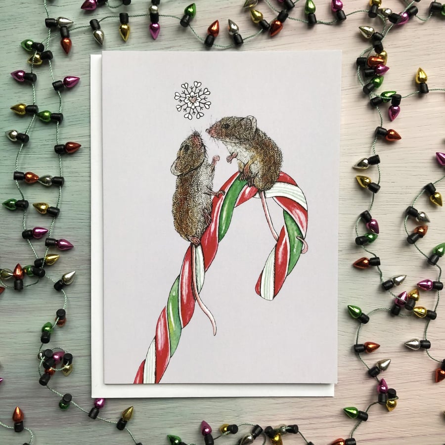 SALE! Mice Christmas Card
