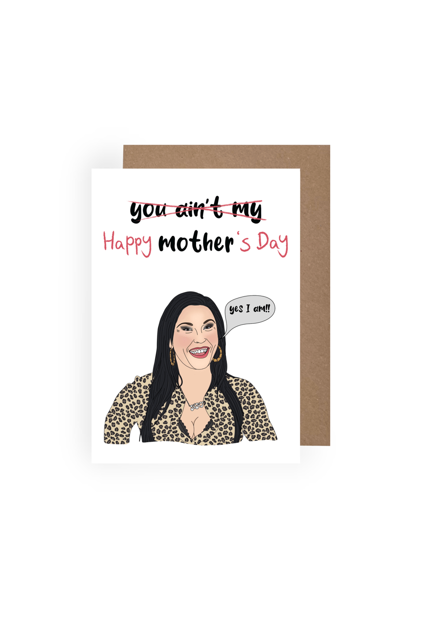 An Eastenders themed Kat Slater Mothers Day Card