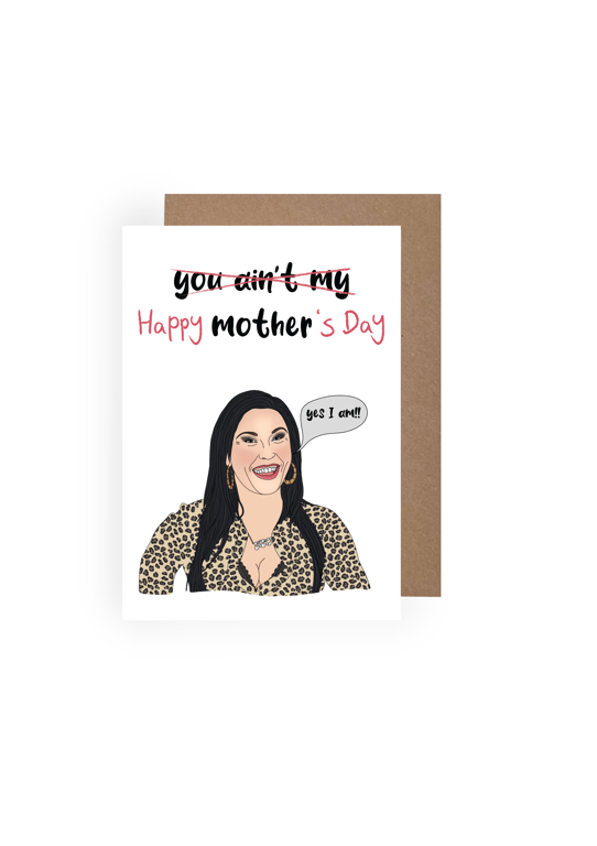 An Eastenders themed Kat Slater Mothers Day Card