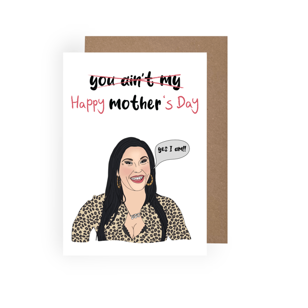 An Eastenders themed Kat Slater Mothers Day Card