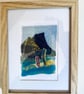 Abstract textile landscape, magic mountains - Image 4