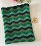 Baby Crochet Ripple Blanket for Stroller, Pram or Car seat