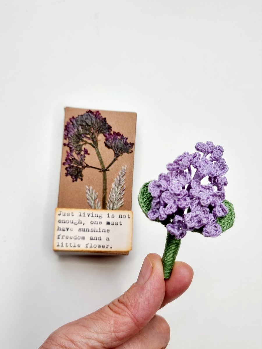 a little lilac brooch 