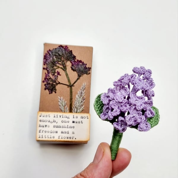 a little lilac brooch 