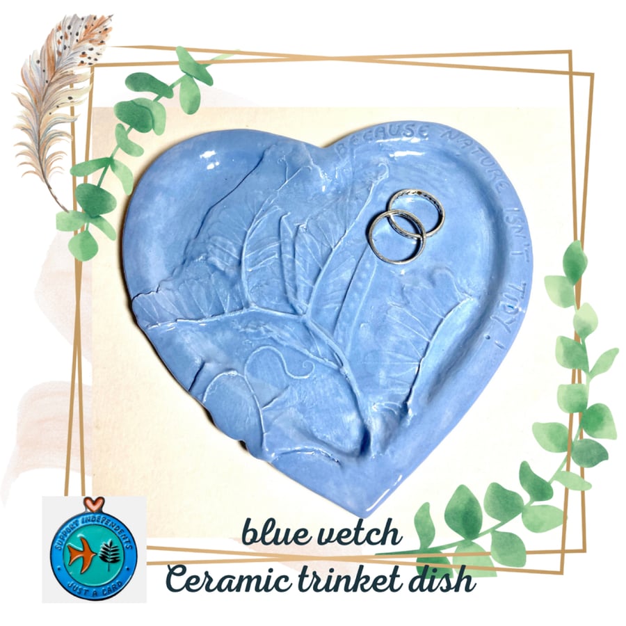 Heart  Vetch trinket dish