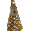 Quilted Handmade Peg Bag featuring Chickens 