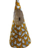 Quilted Handmade Peg Bag featuring Chickens 