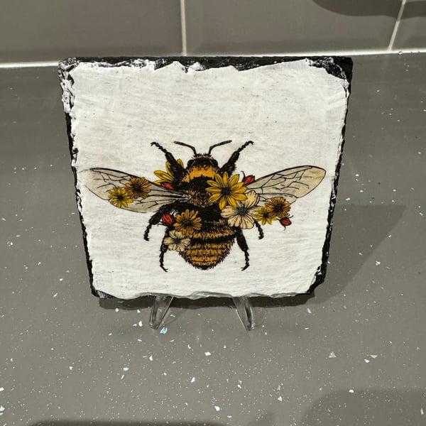 Bee Slate Mug Coaster