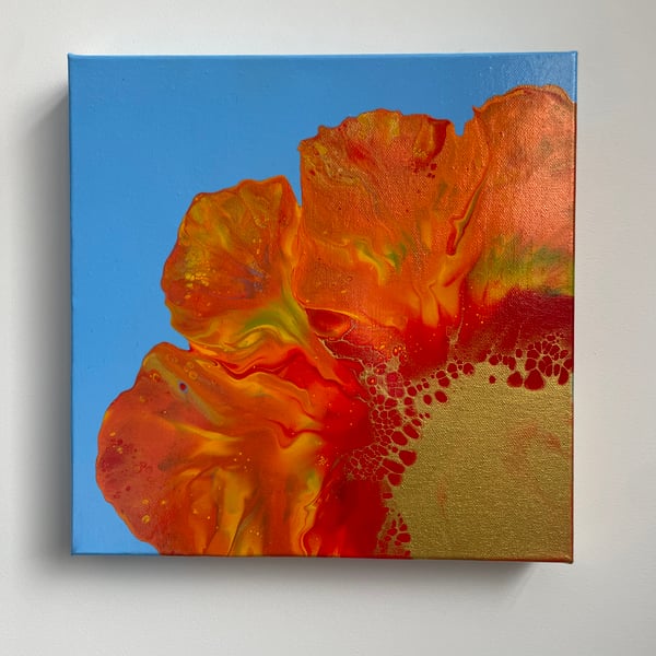  Original Flower Abstract Painting Wall Art 