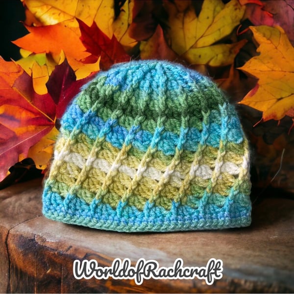 Crochet baby hat 36 months Folksy