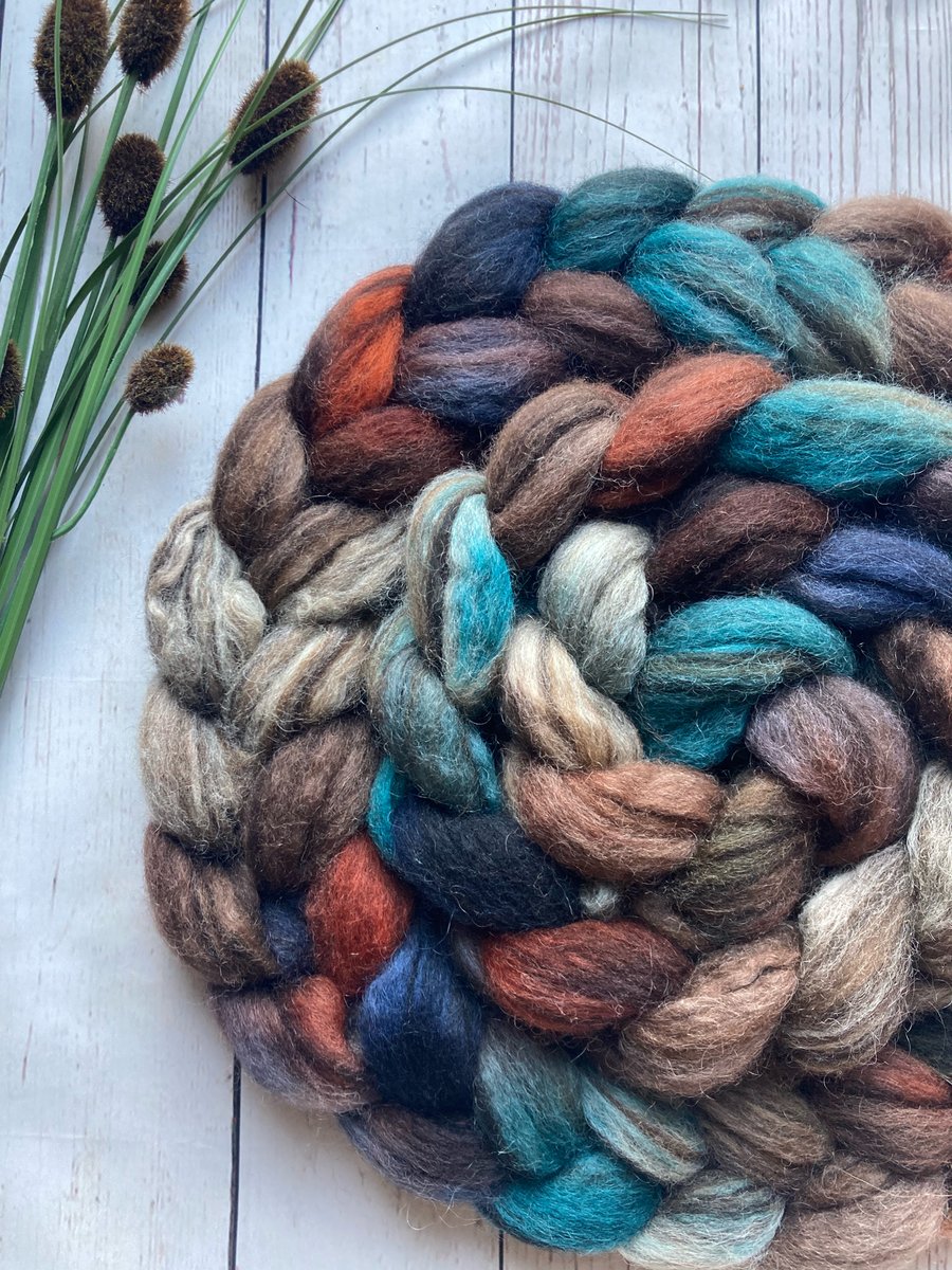 Albion Spinning fibre 100g Foxfire