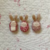 Easter bunnies set of three