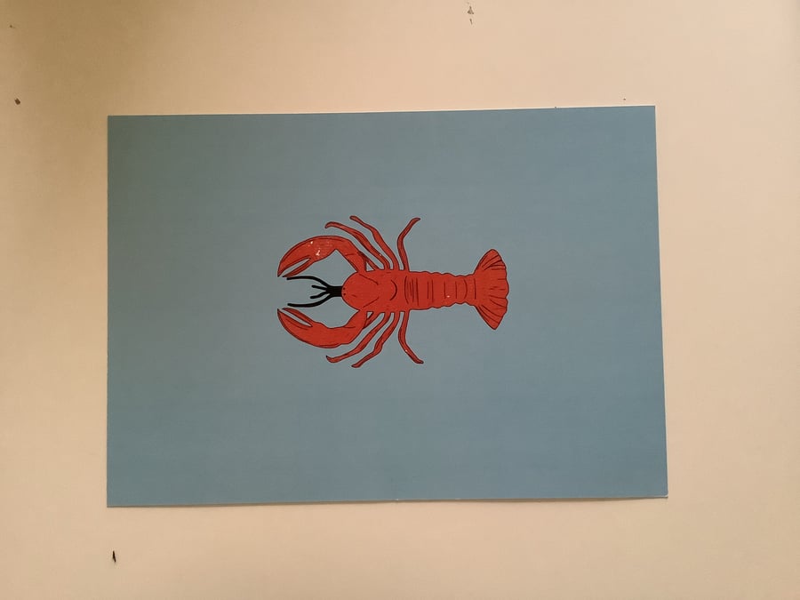 A3 Lobster print