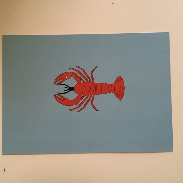 A3 Lobster print