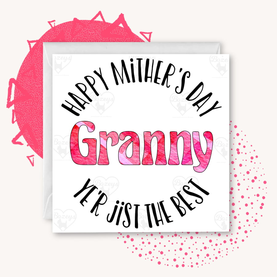 Happy Mither’s Day Granny - Mother’s Day
