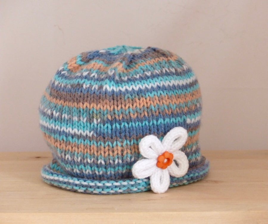 Hand Knitted Baby Hat 
