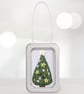 Christmas decoration, 3D tree in a little tin,  - Image 1