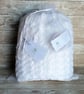 Hand Crochet Baby Blanket, Choice of Colours, Approx 24" x 32" Extra Thick Cosy - Image 1