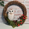 Owl autumn wreath 