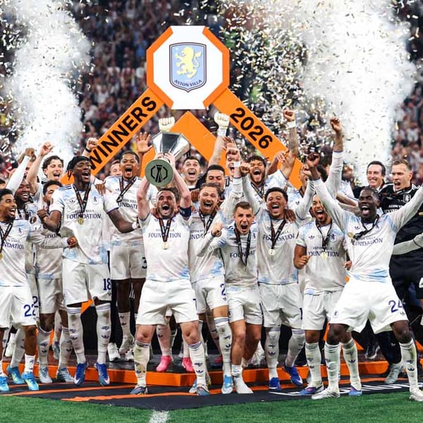Aston Villa FC UEFA Europa League Cup Winners 2026 Photograph Print