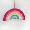 Crochet Rainbow Pastel - Hanging Decoration