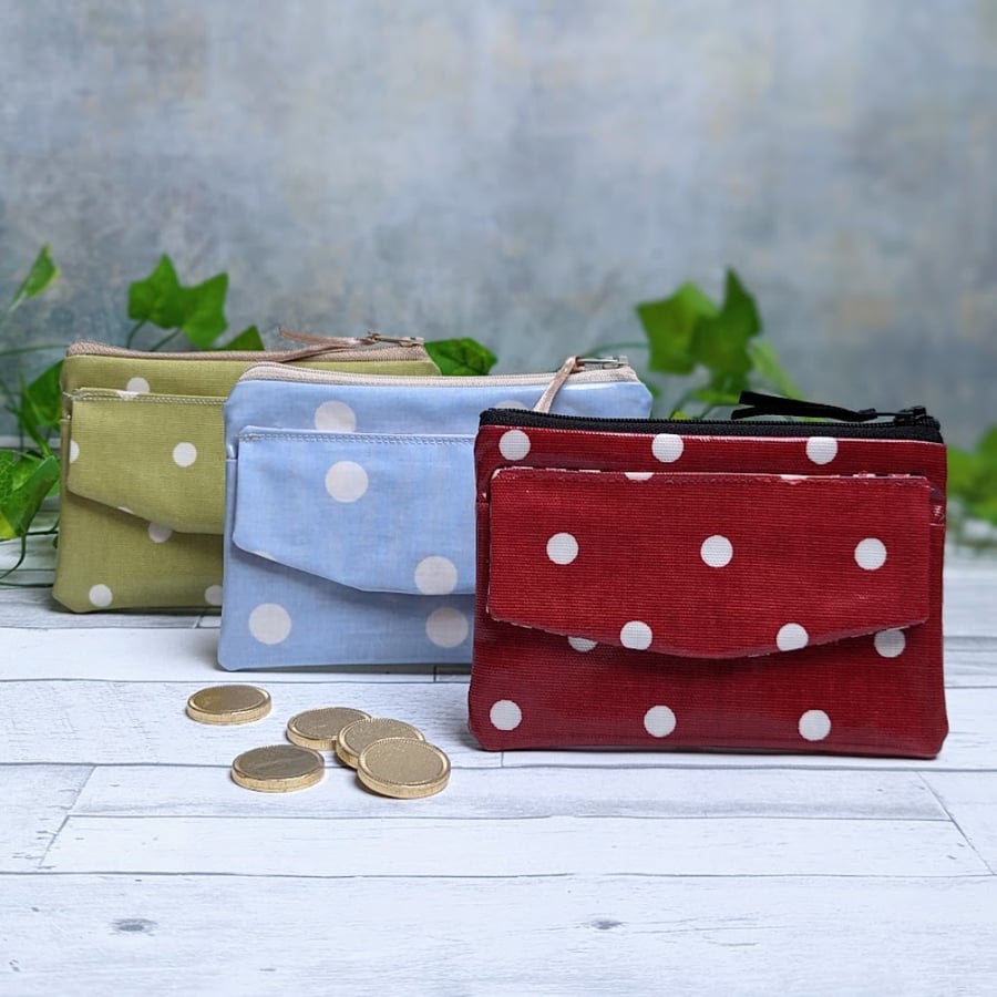 Oilcloth Purse with card Holder