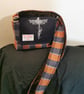 Harris Tweed crossbody bag with embroidered phoenix